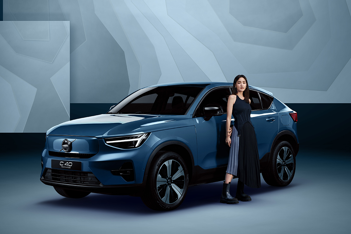 【車勢星聞】Volvo C40 Recharge攜手王淨演繹「生來,獨領不凡」絕對自信。(圖:品牌提供)