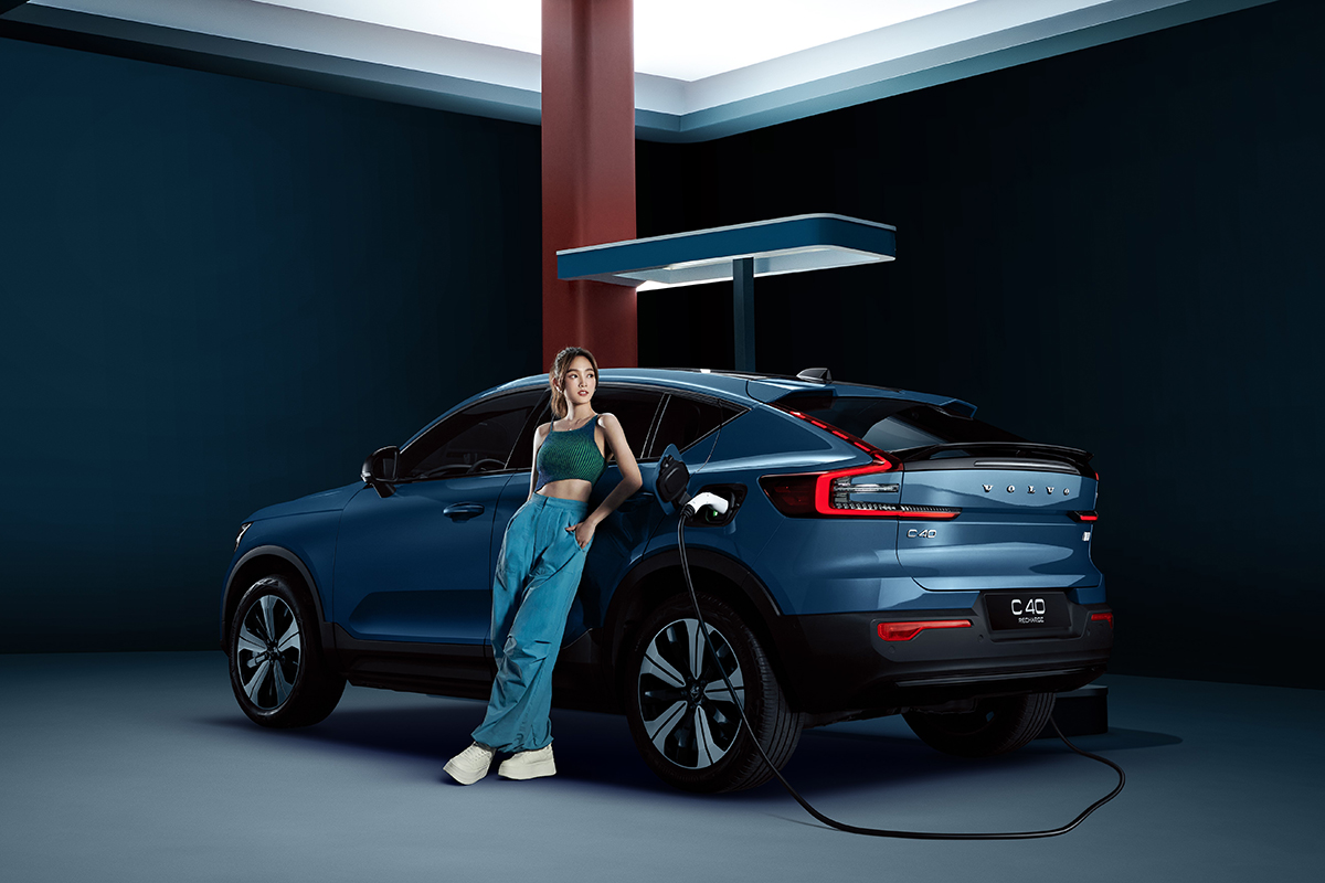 【車勢星聞】Volvo C40 Recharge攜手王淨演繹「生來,獨領不凡」絕對自信。(圖:品牌提供)