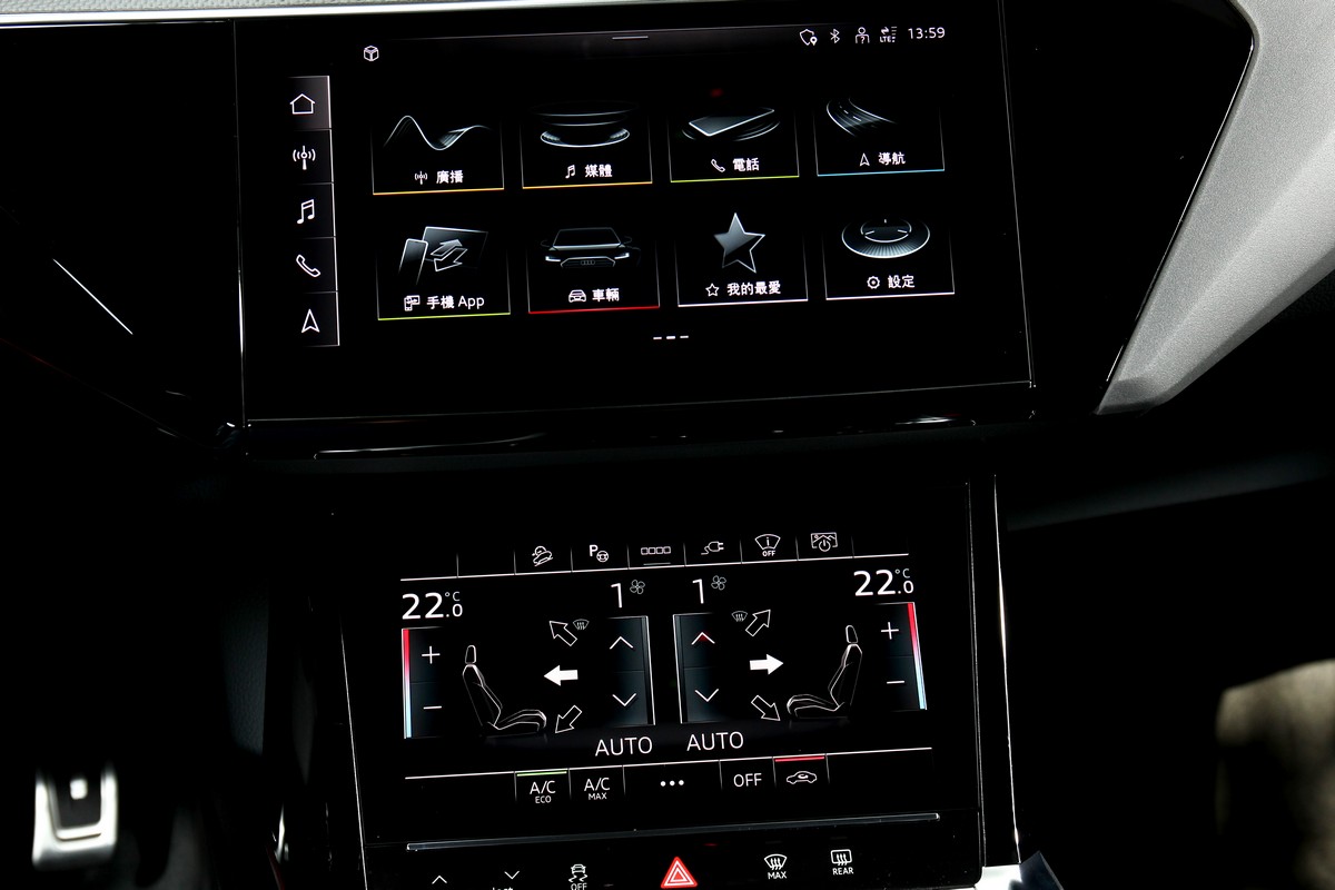 雙層10.1吋螢幕看似複雜但其實相當直覺好用。