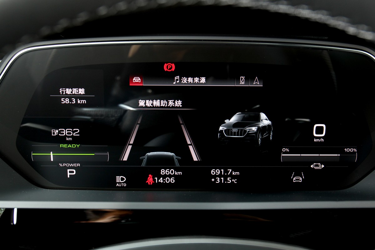 12.3吋數位儀表具有多種介面。