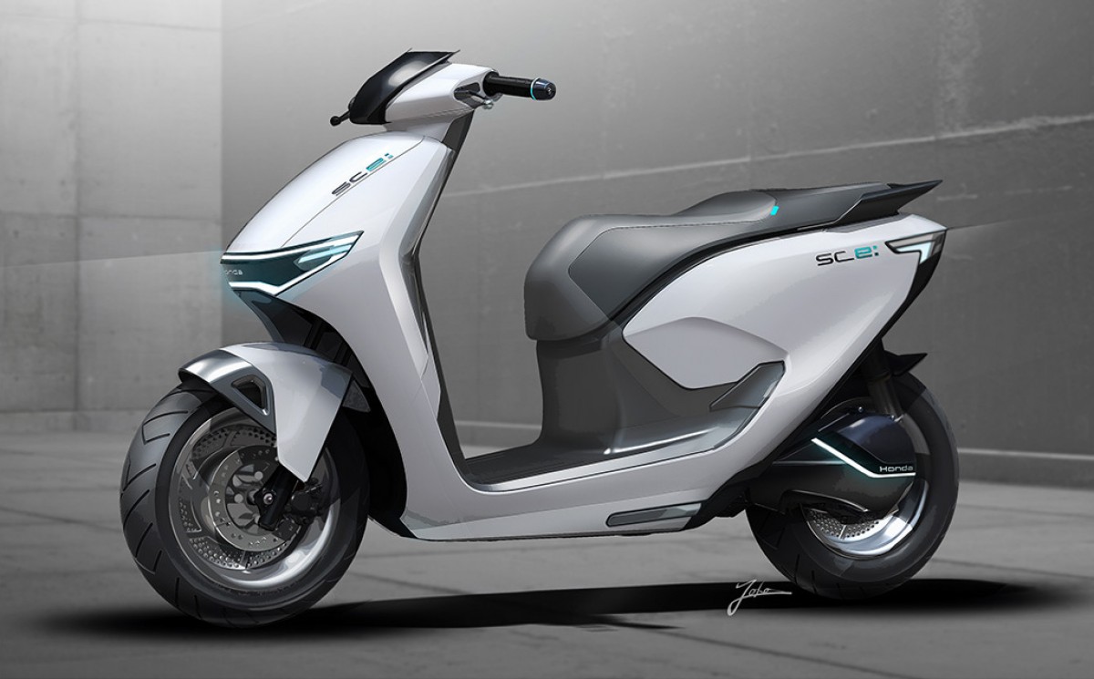 SC e: Concept電動速克達車款採用換電技術,未來很可能會進行量產。