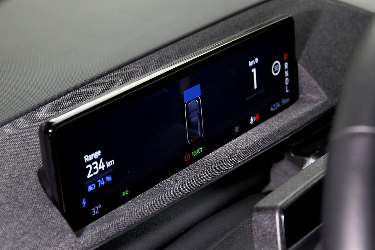 數位儀表為10.2吋。