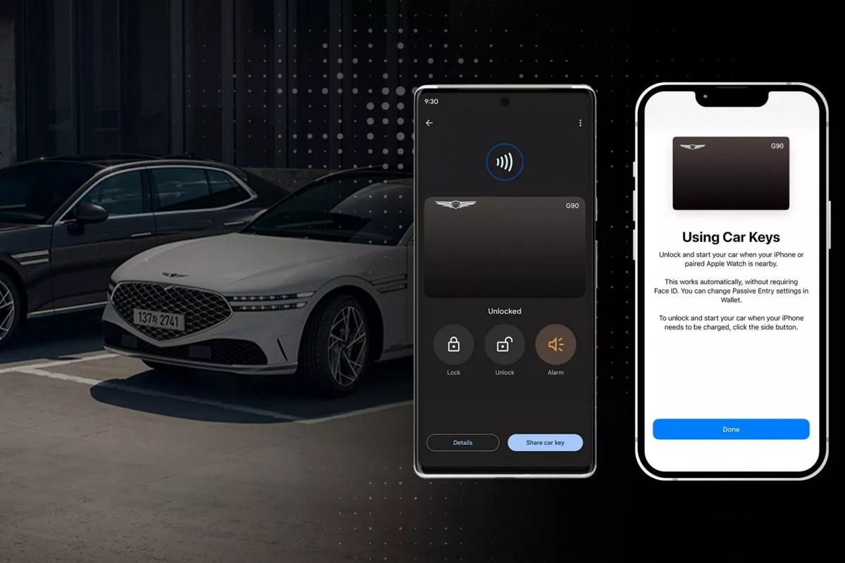 現代汽車推出Digital Key 2,將可以在蘋果iPhone、Samsung Galaxy以及Google Pixel上使用。