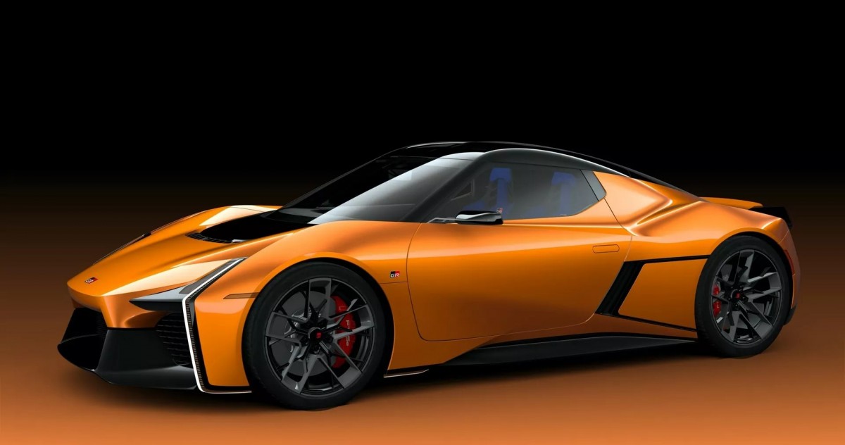 車側看起來像是Lotus Evora,而GR的徽飾也象徵著性能感受。