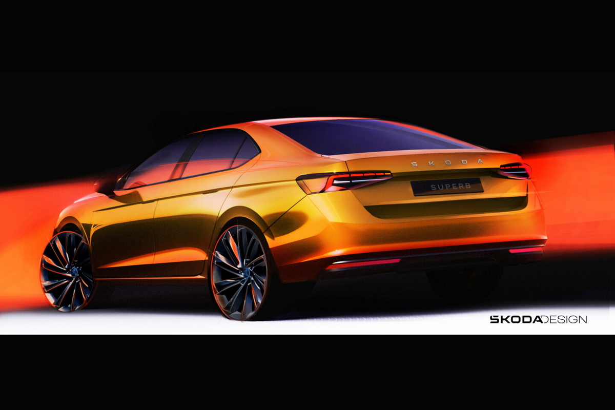 Superb Fastback尺碼為4,912mm×1,849mm×1,481mm,Combi尺碼為4,903mm×1,849mm×1,482mm。