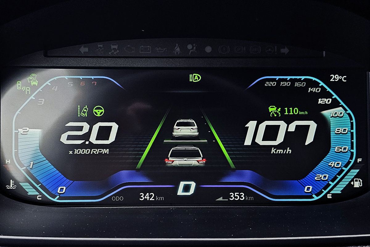 新世代ZINGER 1.5T配置完整的ADAS先進駕駛輔助系統,諸如ACC或LKA等實際使用經驗相當圓融流暢。