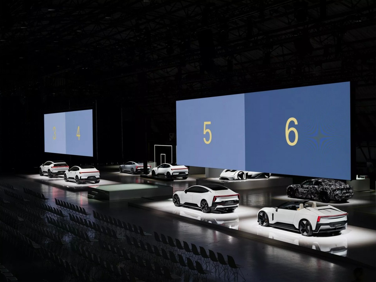 在加州的Polestar Day活動當中可以看到品牌全車系的展演,而Polestar 5也將會在2025年與大家見面。