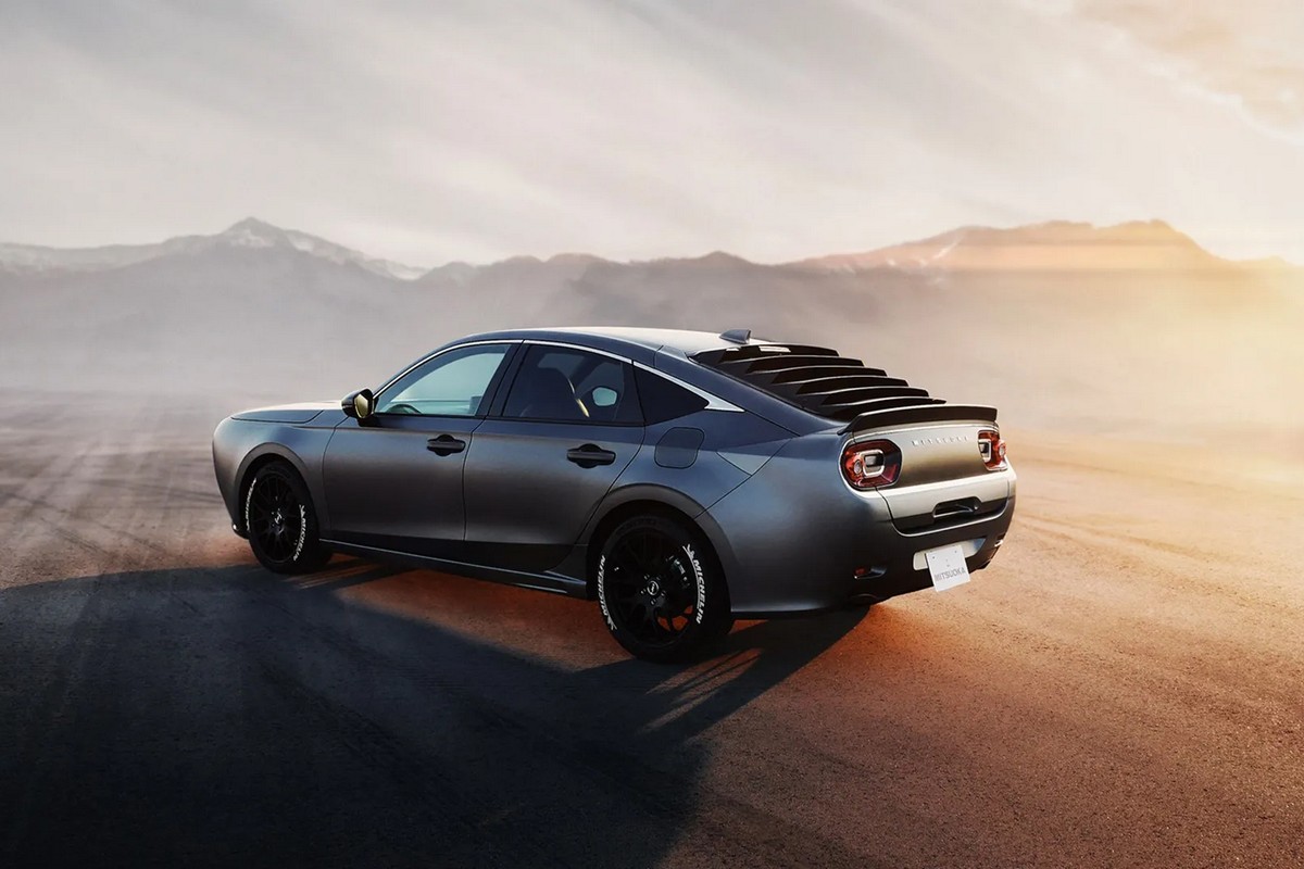 M55 Concept車頭很像Challenger,但車尾則因車輛天線條與尺碼而受限。