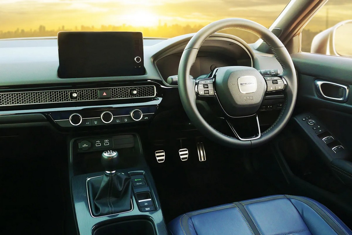 進入車內就看得出來M55 Concept是以Civic為基礎了。