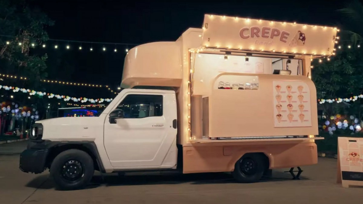 當然要變成一輛賣小吃的營業用車也不是問題,超大的貨斗空間非常容易使用。