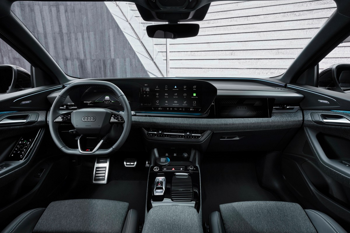 改款的Audi e-tron GT座艙預計會和Q6 e-tron一樣。