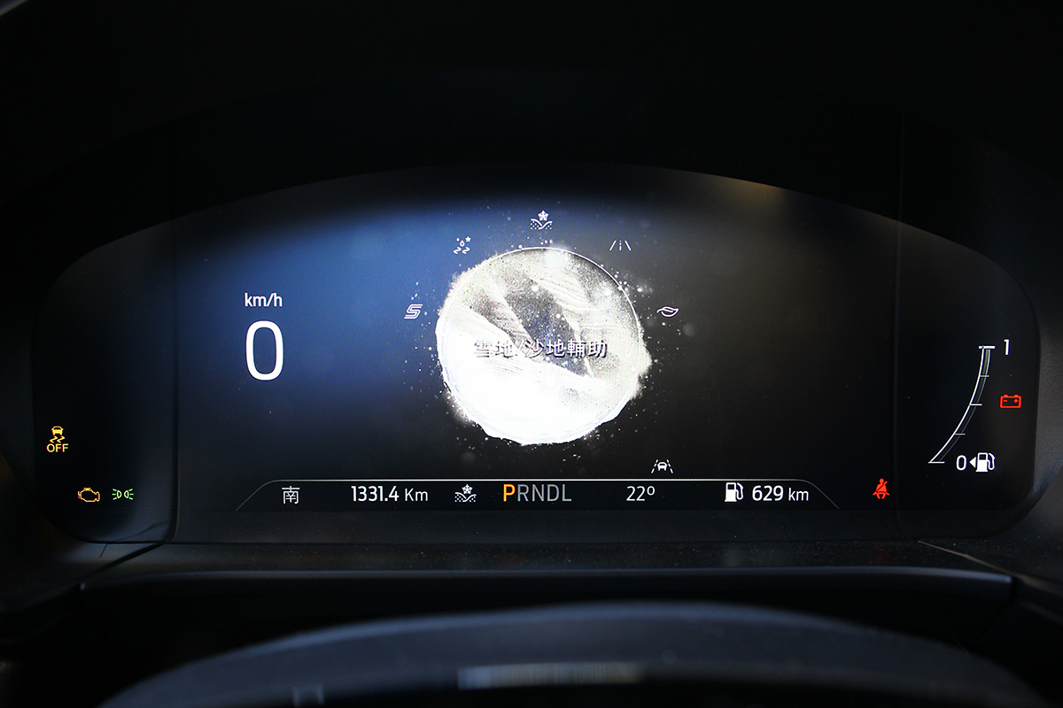 動態行車模式具備標準、省油、運動、防滑、雪地/砂地等功能,可各自對應所屬情境,同時帶來更盎然駕馭樂趣。