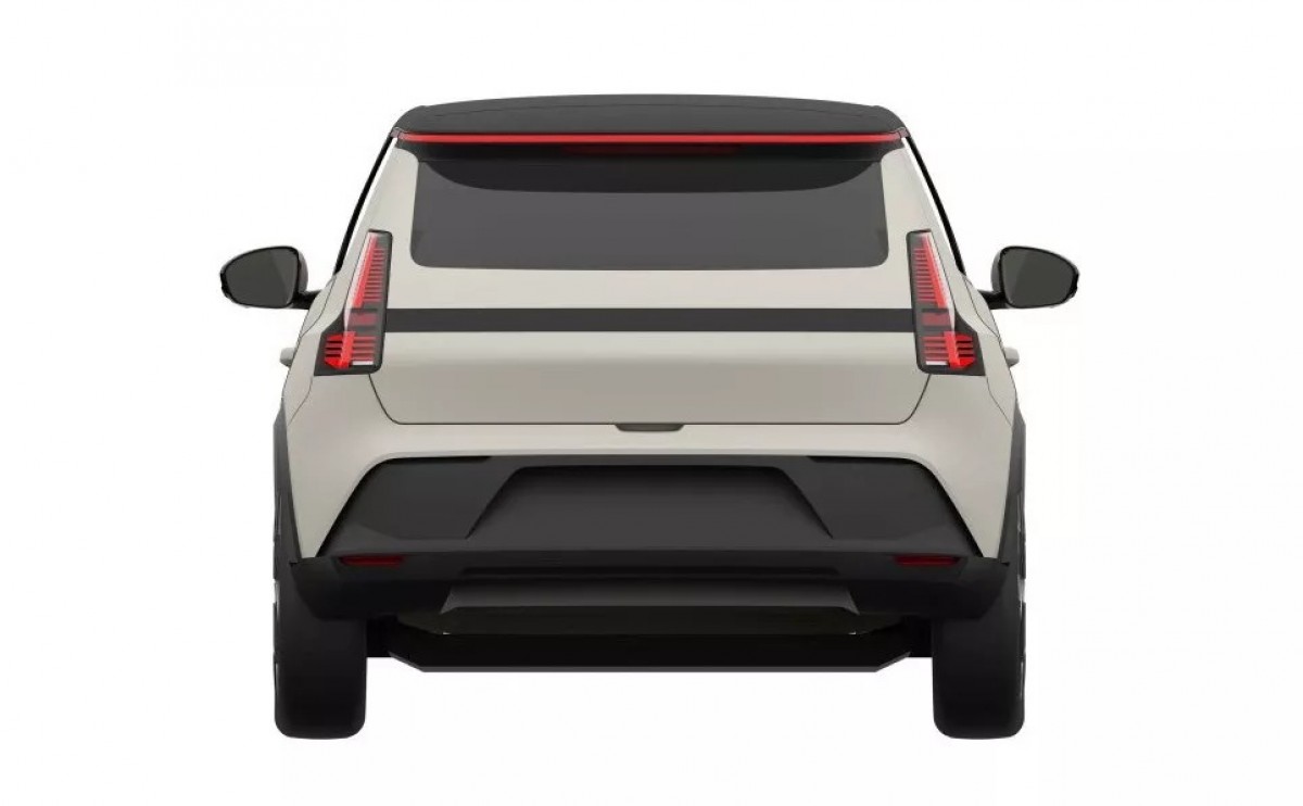 車尾採用直立式的尾燈設計,下方的保桿也有多層次的堆疊。