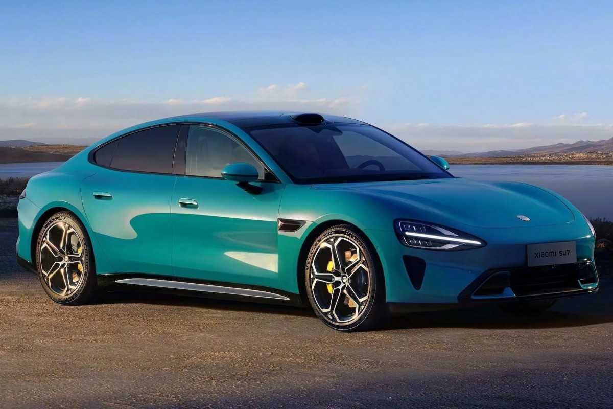 小米SU7是該品牌的手輛車款,而其對手準的是Taycan以及Model S。