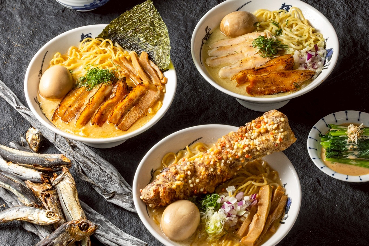 麵屋武藏進駐Dream Plaza,推出獨家限定麵「豚天一本」。(示意圖:品牌提供)