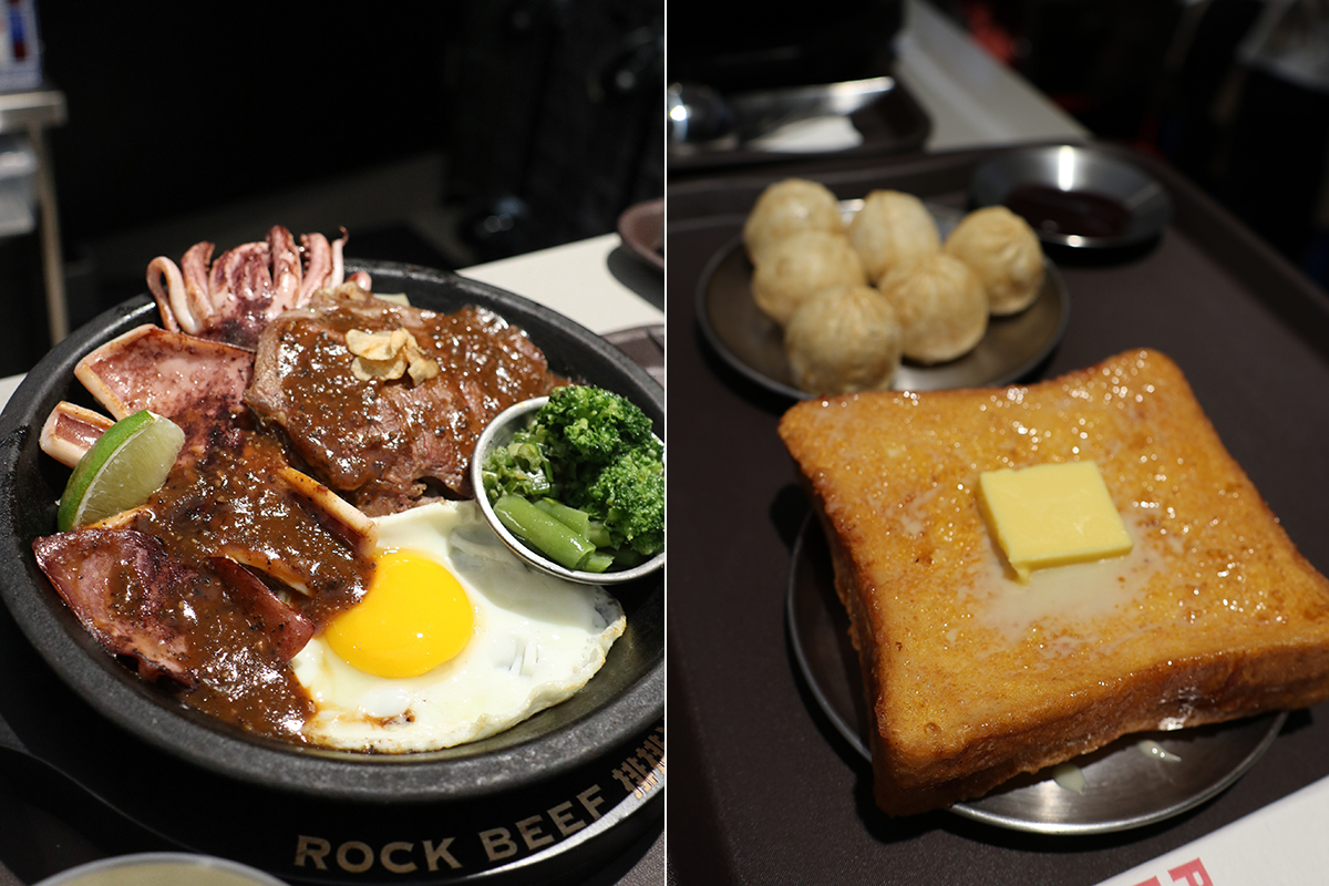 「排排沾 Rock Beef」進駐DREAM PLAZA,限時、限量升級超值多士套餐。(示意圖)