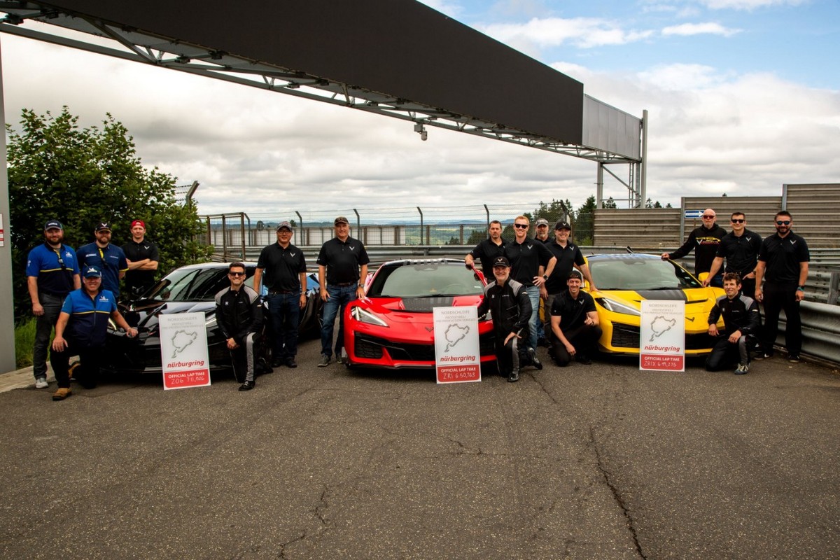 近日Corvette ZR1X跑出6分49.275秒成績,另外Corvette ZR1也跑出6分50.763秒;Corvette Z06成績為7分11.826秒。