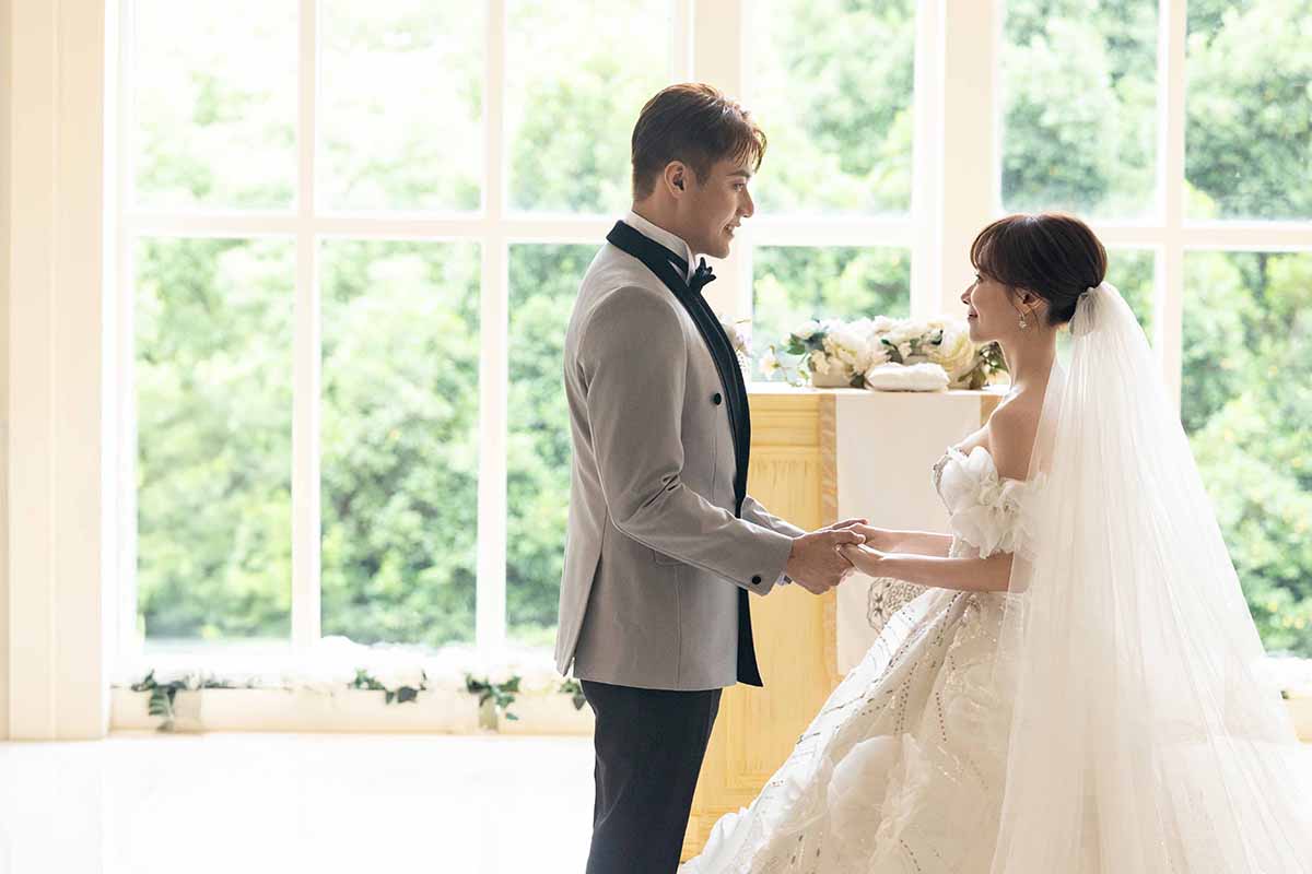 【車勢星聞】張睿家、黃安若登記結婚六週年舉辦婚宴。(圖:LinLi Boutique提供)