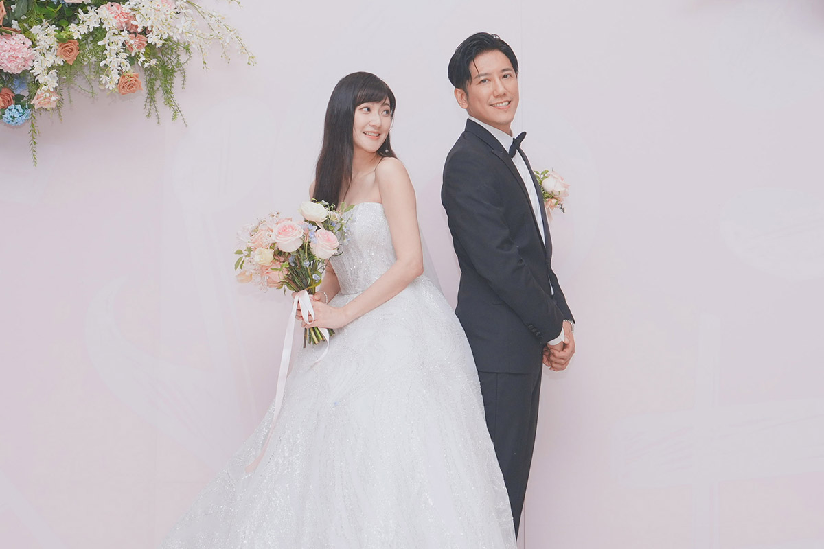 【車勢星聞】林逸欣登記結婚三年舉辦婚宴,感覺「盛裝打扮來吃飯」。(圖:欣宇宙音樂提供)