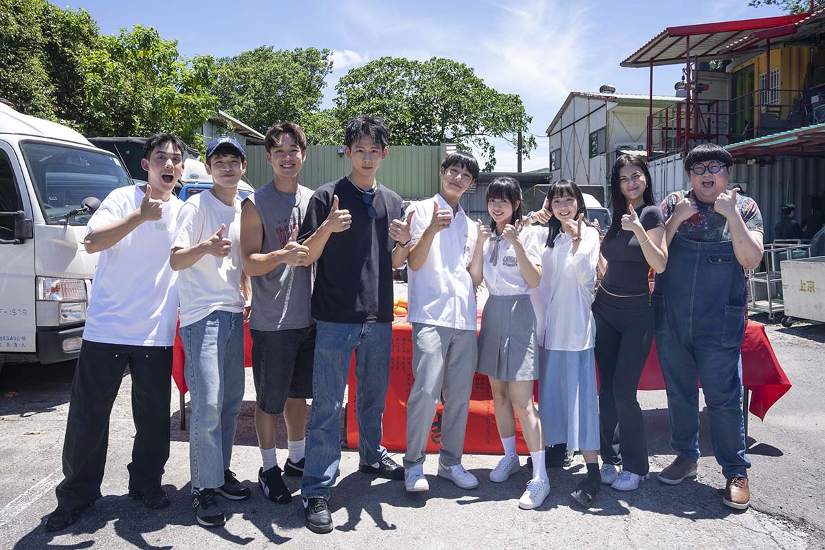 【車勢星聞】劉修甫、項婕如主演《夜半11點學校見》台北開鏡。（圖：三匠影視提供） 