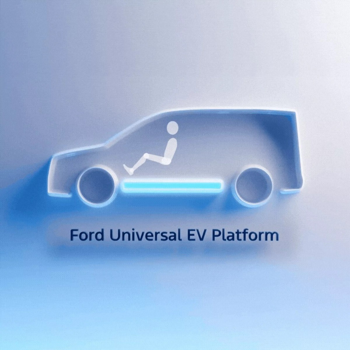 福特的「通用電動車平台」（Universal Electric Vehicle Platform）由前Tesla工程師Alan Clarke領導的祕密團隊研發，其核心在於極度簡化車體結構與組裝零件。