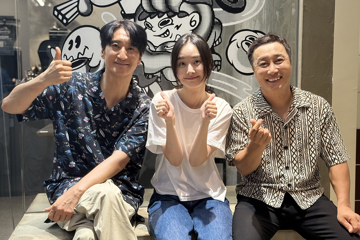 【車勢星聞】金炳萬、申鉉濬、裴優熙主演韓台合作電影《懸賞令》以台中為背景在台拍攝。（圖：童心娛樂提供） 