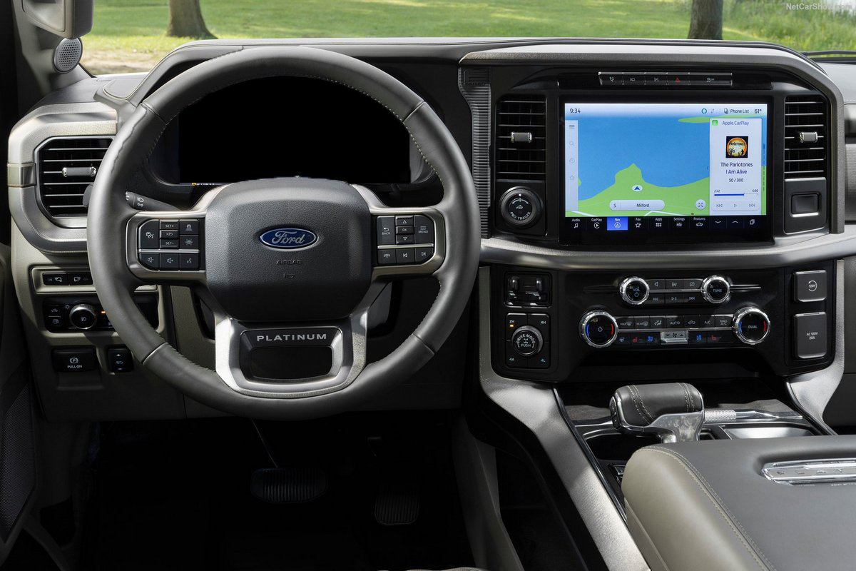 2025年F-150和2025-~2026年F-250、F-350、F-450、F-550車型儀錶會變黑沒畫面,Ford近期則進行召回。