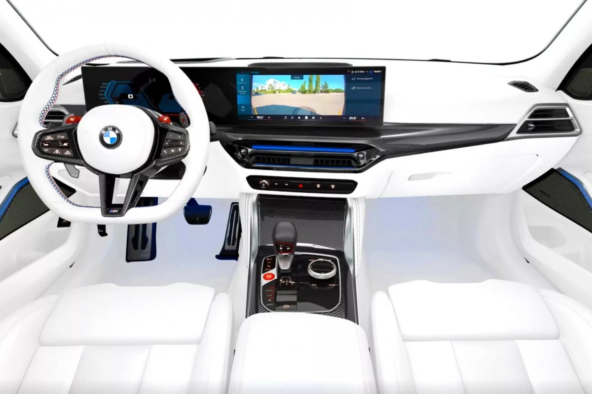 BMW M3 Touring在南非市場推出一款令人眼睛一亮的選配:全白皮革內裝(All-White Leather Interior)。
