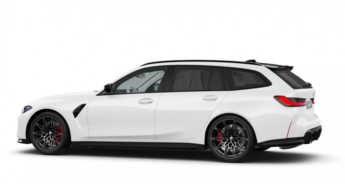 BMW M3 Touring本就以高性能結合實用空間聞名,這次的全白內裝是免費選配,讓人想要擁有。