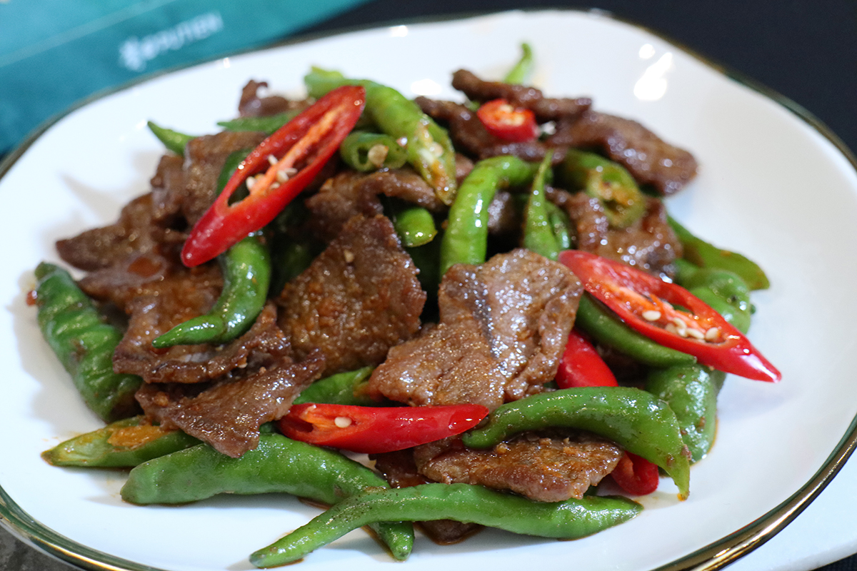 「莆田PUTIEN」海味季手炒沙茶牛肉。(示意圖)