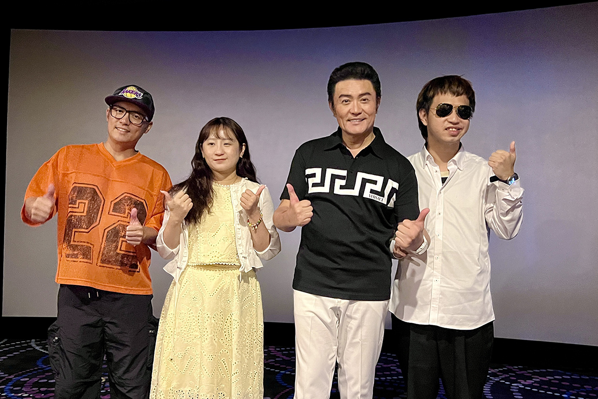 【車勢星聞】電影《突破: 三千米的泳氣》故事源自視障朋友泳渡日月潭的真人真事。(圖:春暉映像提供)