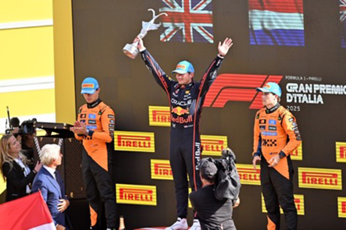 Oracle Red Bull Racing 車手Max Verstappen在義大利GP強勢奪冠，刷新F1歷史最速單圈。