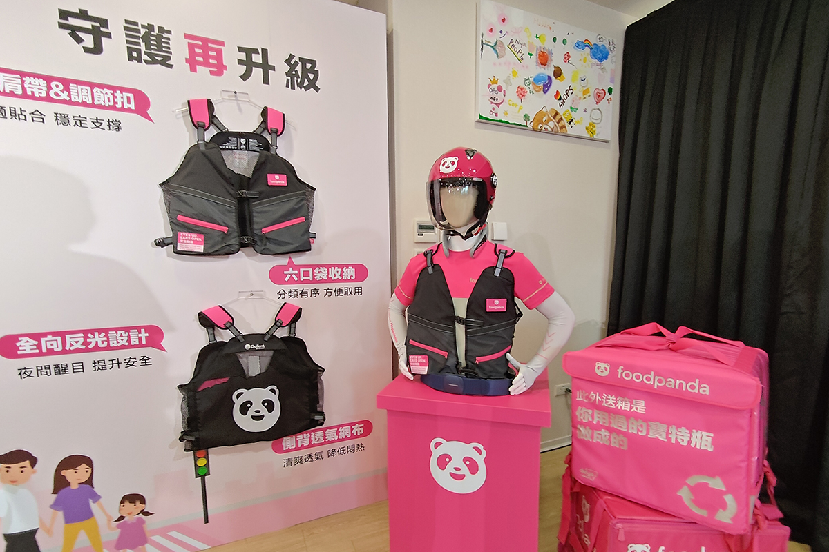 foodpanda 積極響應交通安全月,共創行人安全再升級