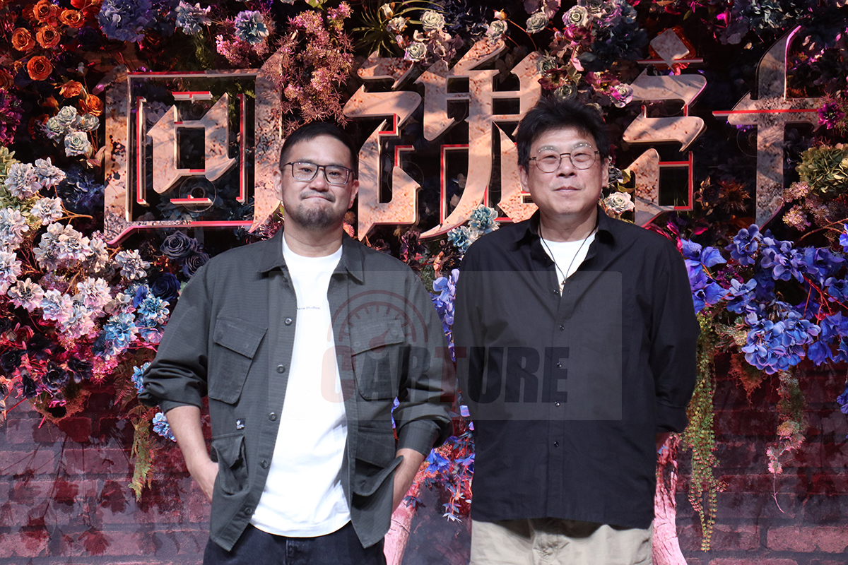 【車勢星聞】影音/《回魂計》導演(左起)陳正道、《有生之年》許肇任。(圖:車勢星聞)