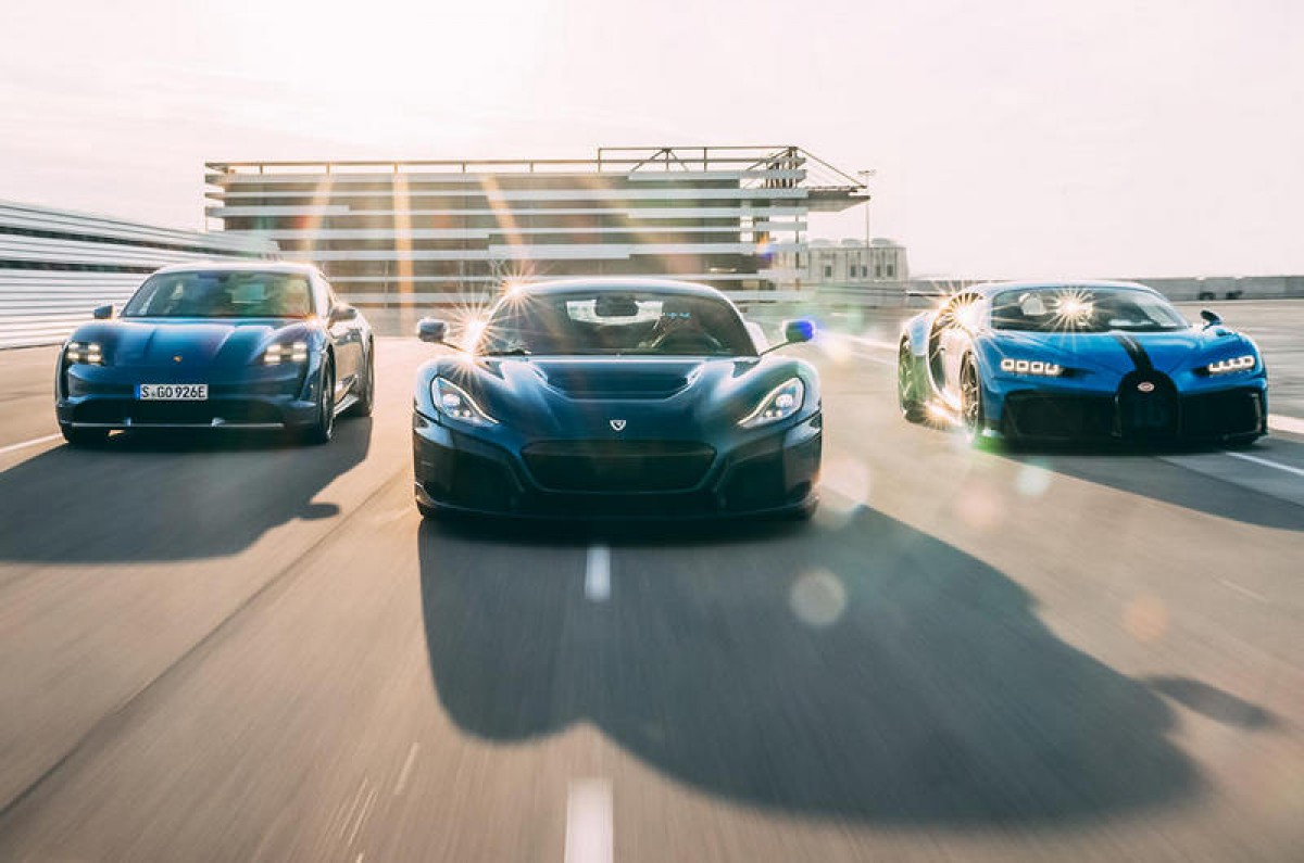 Rimac、Porsche、Bugatti於2021年成立Bugatti Rimac合資企業。