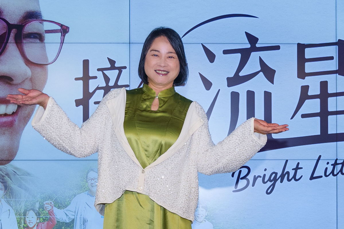 【車勢星聞】陸小芬主演《接住流星的人》最怕戲演好但喊錯名字。(圖:大愛電視提供)