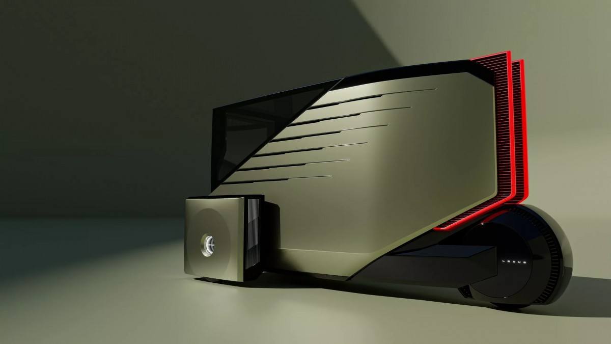 LS Micro Concept，則為極簡單座自駕車的未來想像。