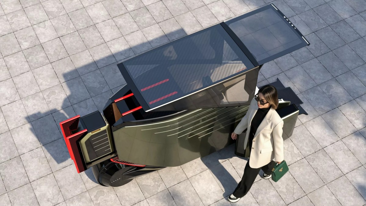 這款尺寸迷你、風格簡約的都會概念車，以珠寶盒式開啟座艙，內部僅容納一位駕駛者。