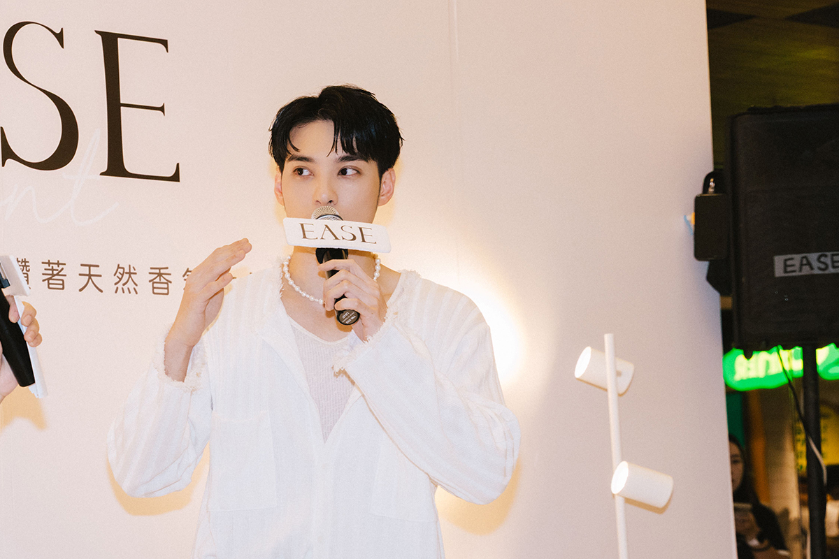 【車勢星聞】黃偉晉2026新年計畫滿檔!新專輯進度:在收歌階段。(圖:Ease香氛提供)