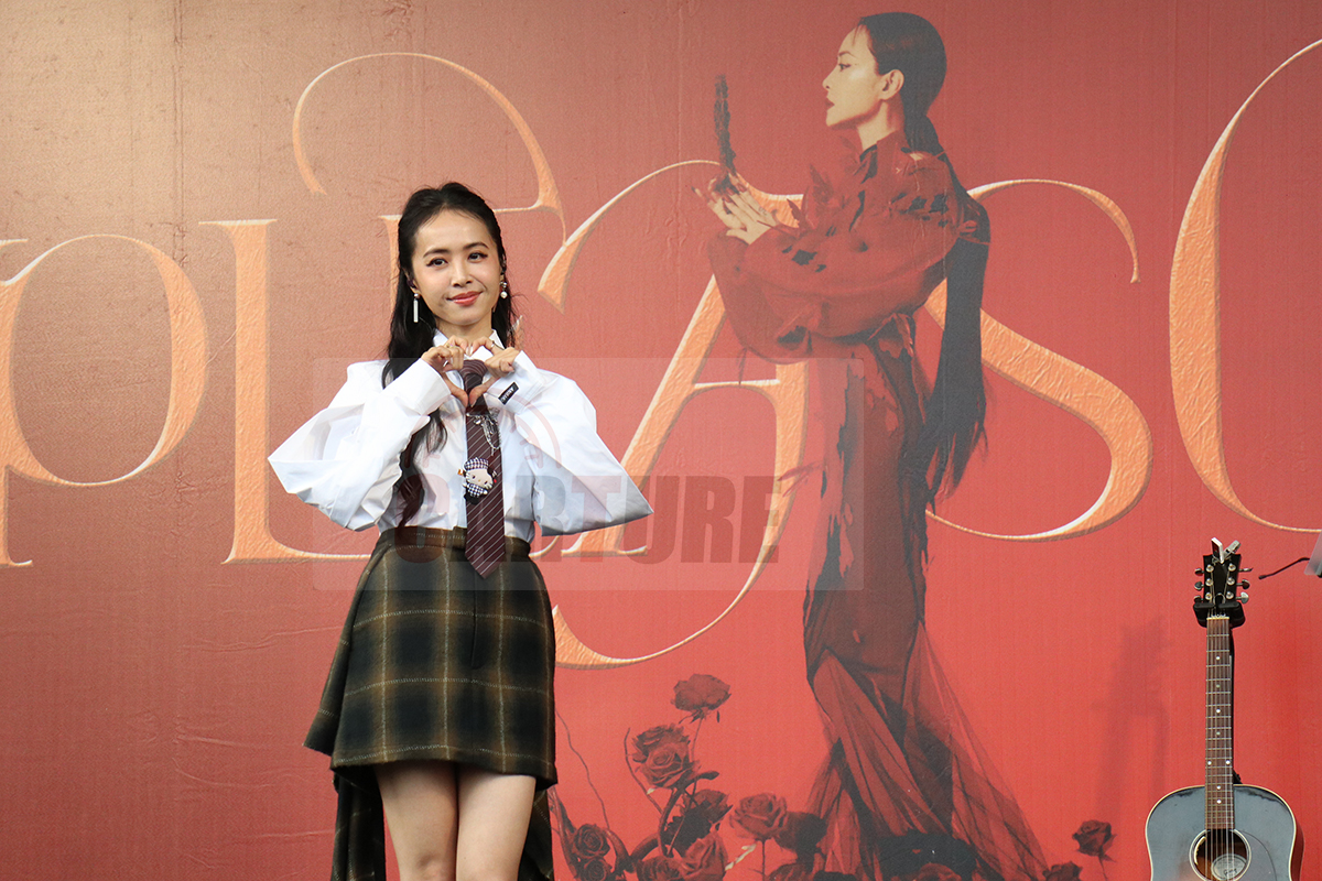 【車勢星聞】蔡依林睽違六年舉辦簽名會，演唱多首曲目超寵粉。（圖：車勢星聞）