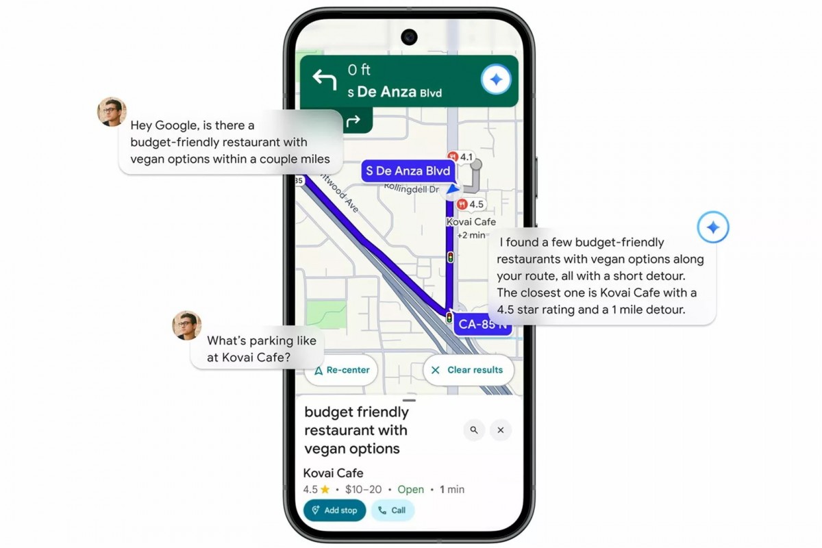 Google Maps結合Gemini AI人工智慧系統，讓導航功能將變得更加智慧、自然且貼近使用者習慣。