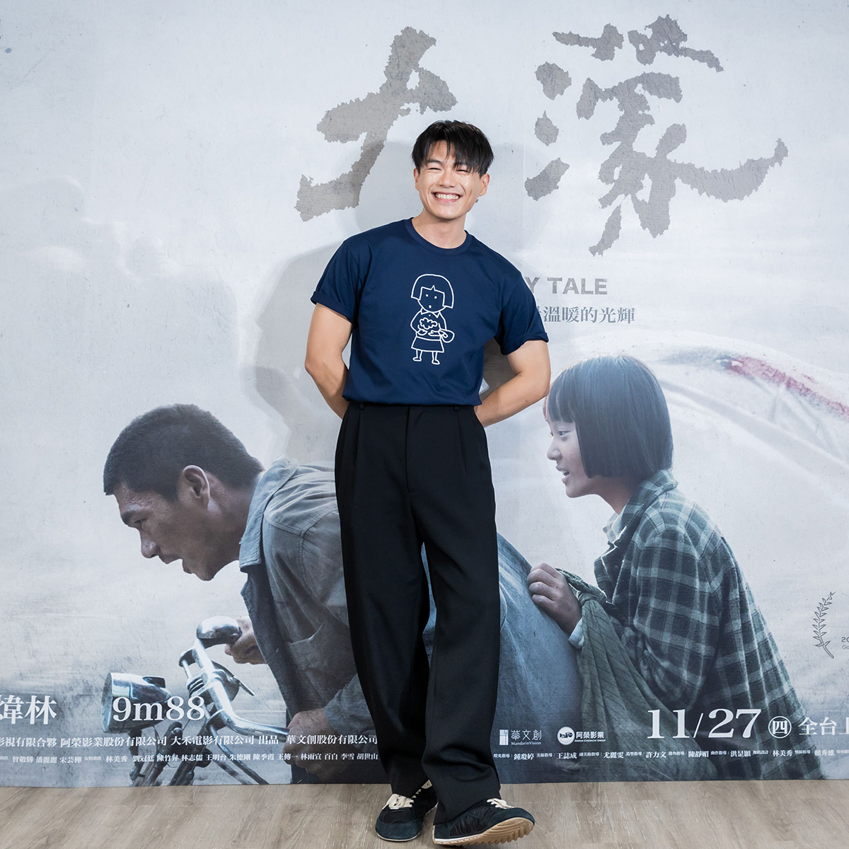 【車勢星聞】柯煒林表示非常喜歡導演和監製工作認真之餘閒話家常的感覺，會讓他想加倍努力。／華文創 提供