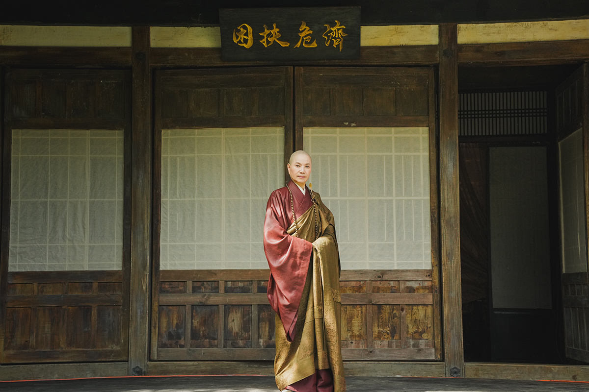 【車勢星聞】唐美雲新戲《鳩摩羅什‧千年一譯》正式開鏡。（圖：武童文化事業有限公司提供）