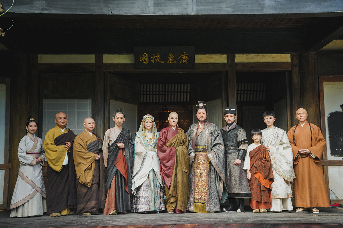 【車勢星聞】唐美雲新戲《鳩摩羅什‧千年一譯》正式開鏡。（圖：武童文化事業有限公司提供）