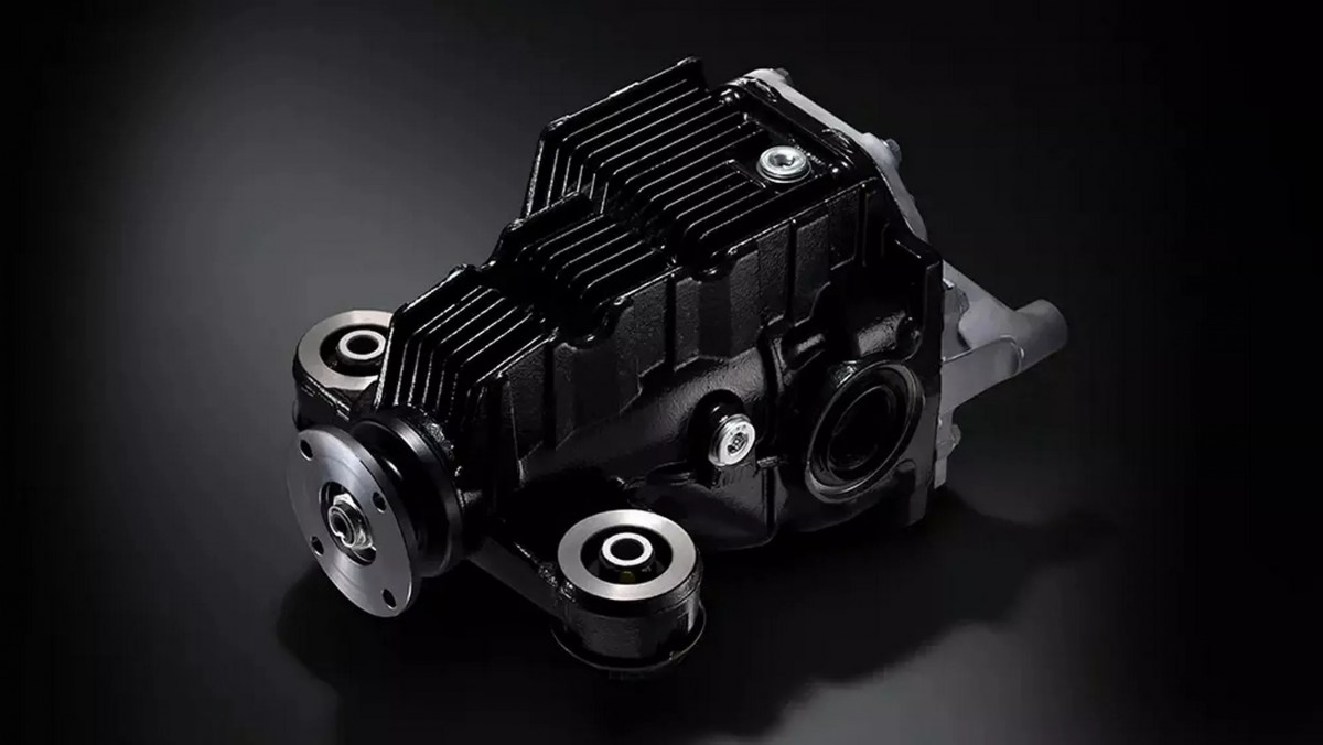 車輛配置Cup Car Basic賽車版後差速器與冷卻鰭片設計。