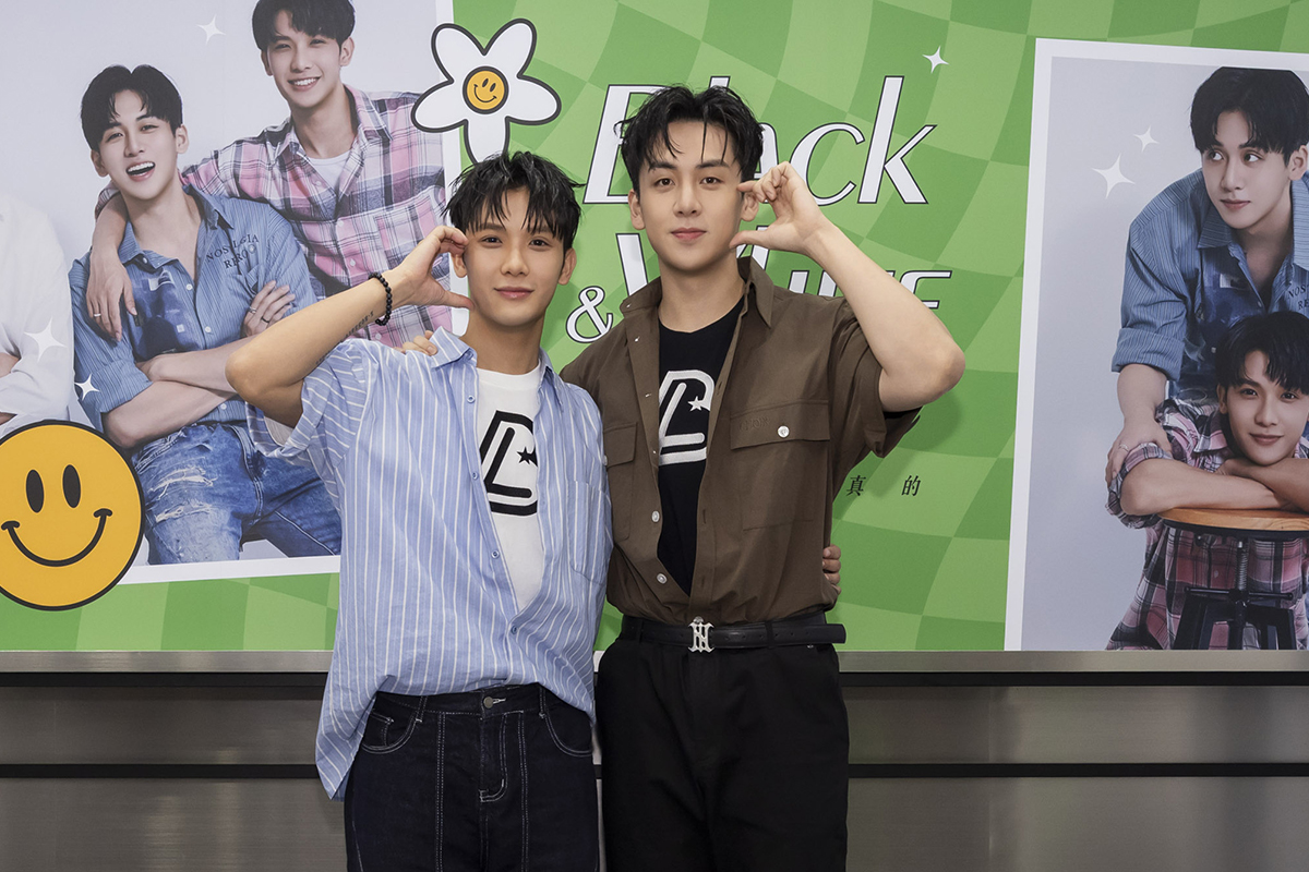 【車勢星聞】《黑白原來是真的》葛兆恩、紀成澔，另類床戲「話太多」NG連連。（圖：結果娛樂提供） 