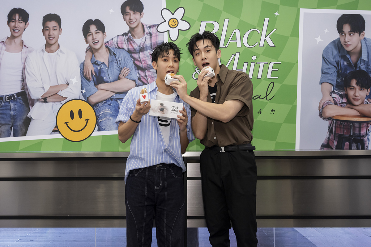 【車勢星聞】《黑白原來是真的》葛兆恩、紀成澔，另類床戲「話太多」NG連連。（圖：結果娛樂提供） 