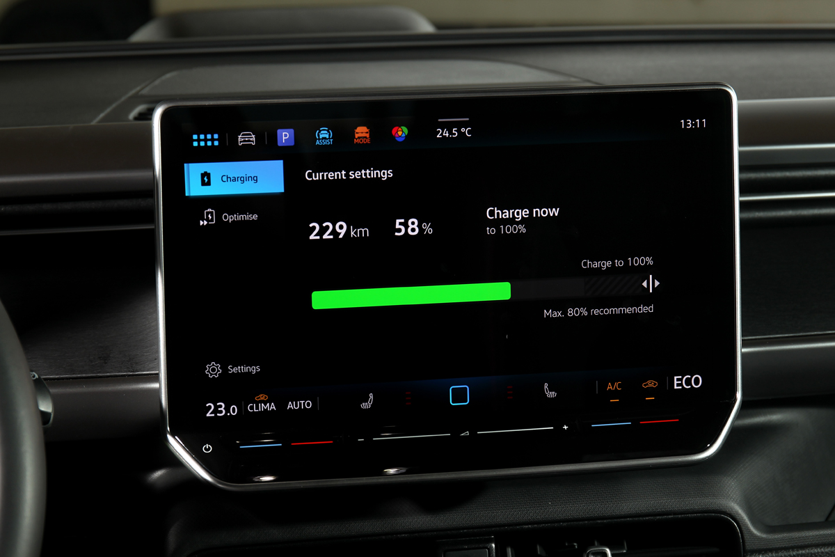 享受大動力得拿里程來交換，ID.Buzz GTX續航里程為379公里(WLTP)。