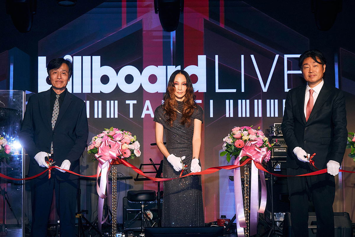 【車勢星聞】Billboard Live TAIPEI總監 _ 總製作人北口正人先生,中島美嘉,克麗德台灣娛樂有限公司 董事長 白井浩一先生(照片提供：Billboard Live TAIPEI)