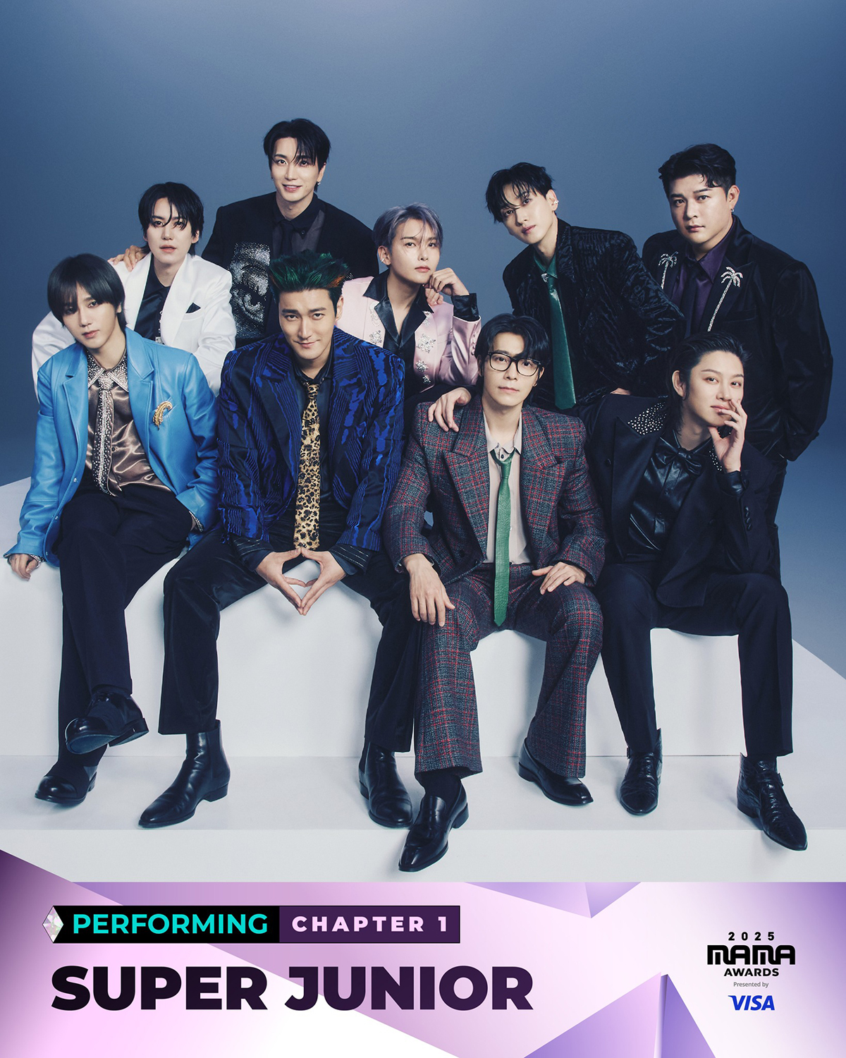 【車勢星聞】剛完成台灣三場大巨蛋演出的SUPER JUNIOR也將登上2025 MAMA AWARDS。（圖：翻攝自Mnet 엠카운트다운(M COUNTDOWN) X M2 FB）